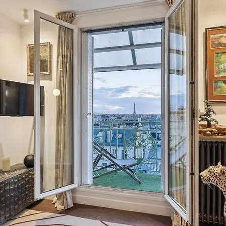D'exception Aux Batignolles Avec Vue Panoramique Appartamento Parigi